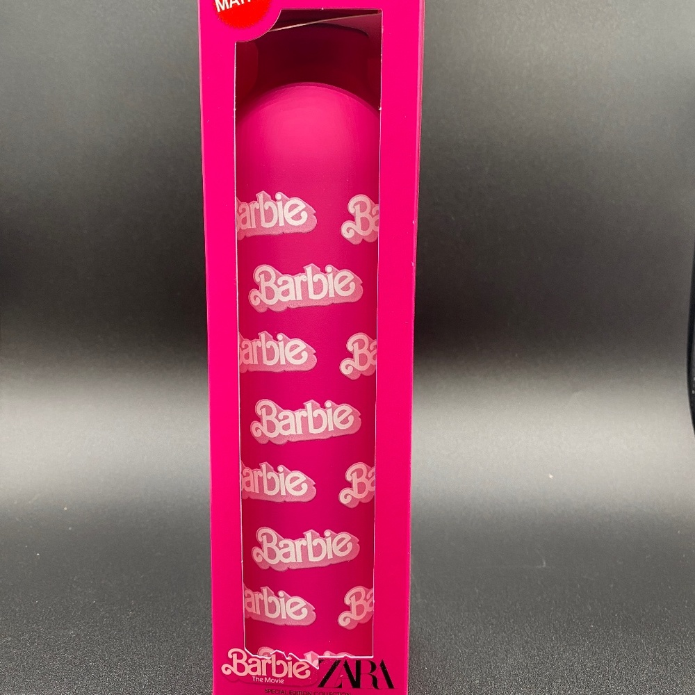 Barbie Zara The Movie Water Bottle Official Zara and Mattel New in the box!